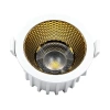 Black honeycomb texture embedded LED downlight ceiling light anti-glare energy-saving lighting fixture details Picture